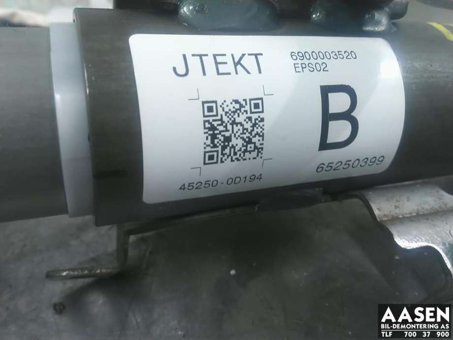 Rattaksel elektrisk servo til Toyota Yaris 2014-2020 (Type III, Fase 2)  
