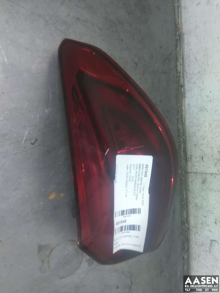Baklykt høyre ytre til BMW 5-Serie 2017-->> (G30/G31) (G30/G31) (63 21 7 376 464|)