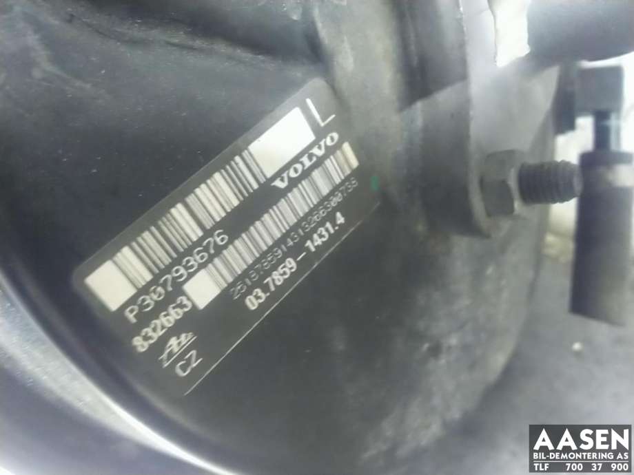 Bremsekraft-forsterker til Volvo V70 2005-2007 (Type II, Fase 2)
