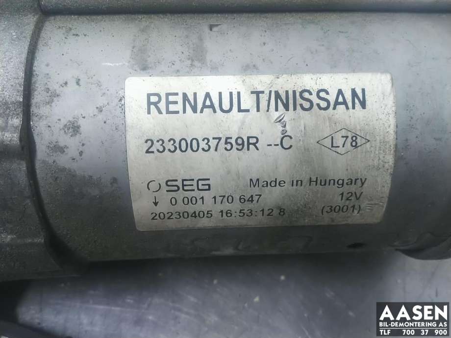 Starter diesel til Mercedes Citan 2021-->> (W420) (W420) 