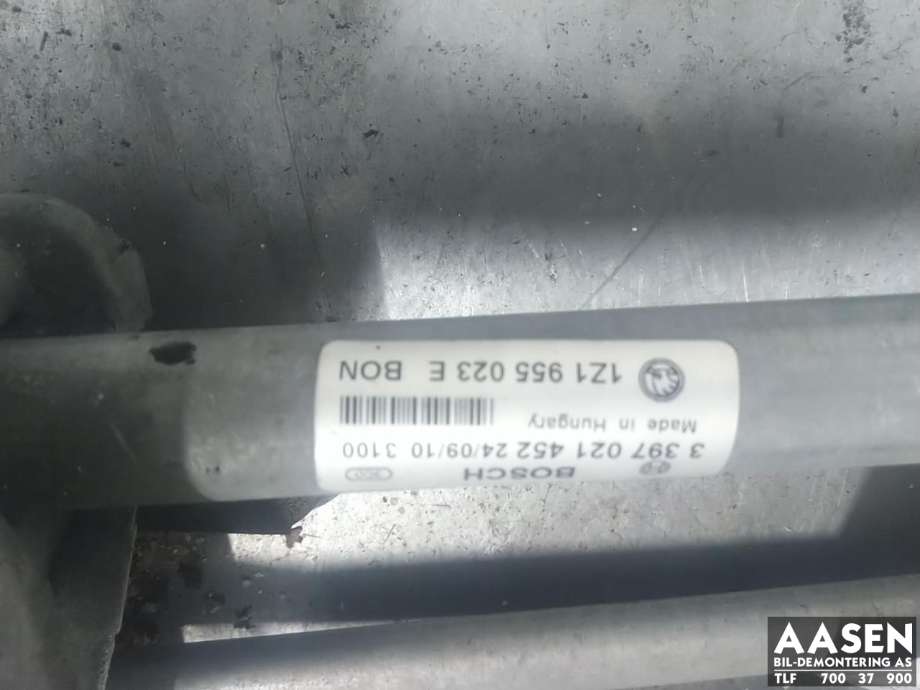 Viskermotor frontrute komplett m/overføring til Škoda Octavia 2009-2013 (Type II, Fase 2)  (1Z1 955 601|1Z1 955 119 C|)
