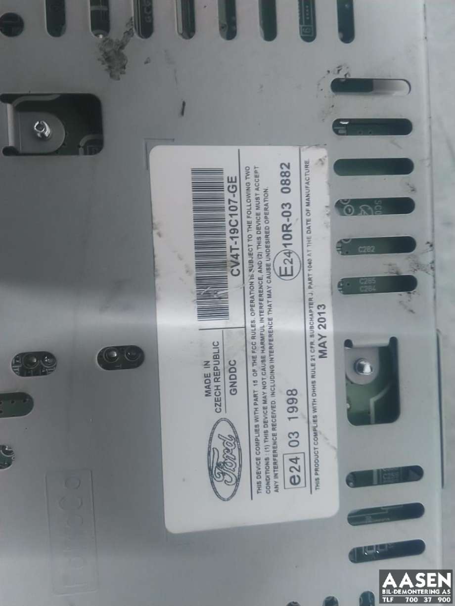 Bilstereo til Ford Kuga 2013-2019