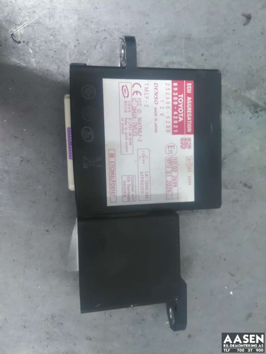 Styreenhet diverse til Toyota RAV4, 2006-2009 (Type III, Fase 1)  