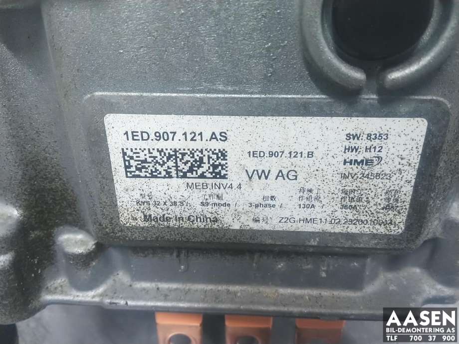 Inverter elbil til VW ID.4 2020-->>  (1ED 907 121 AS|1ED 998 121 A|)