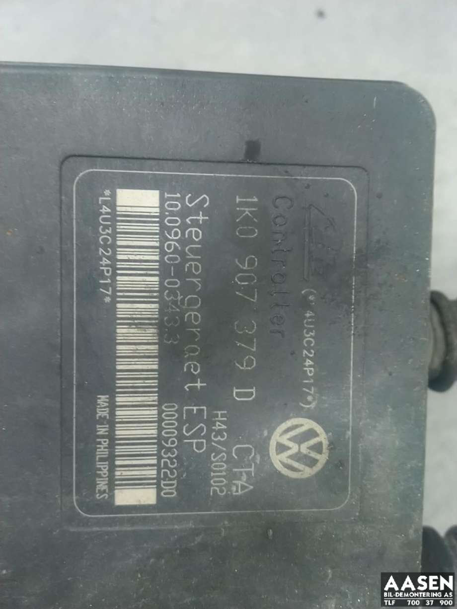 ABS sentral til VW Touran 2003-2006 (Type I, Fase 1)  (1K0 614 517 H|)