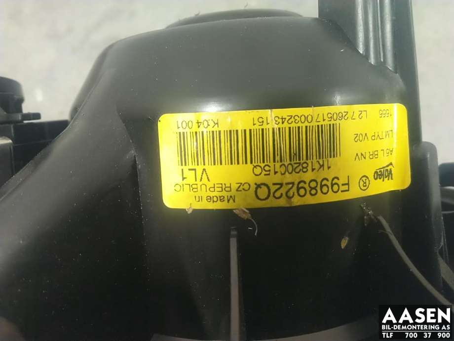 Varmeapparat motor til Audi Q3 2015-2018 (Type I, Fase 2)  