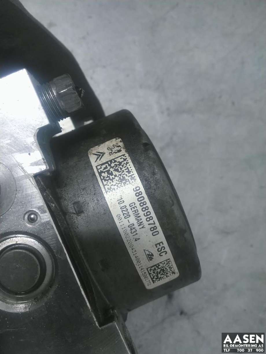 ABS sentral til Citroën C4, Cactus 2014-2017 (Fase 1) (16 125 430 80|16 809 353 80|)