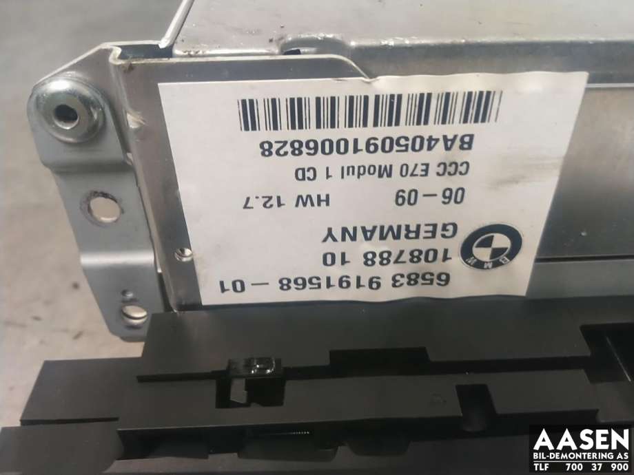 Bilstereo navigasjon til BMW X5 2007-2013 (E70) (E70) 