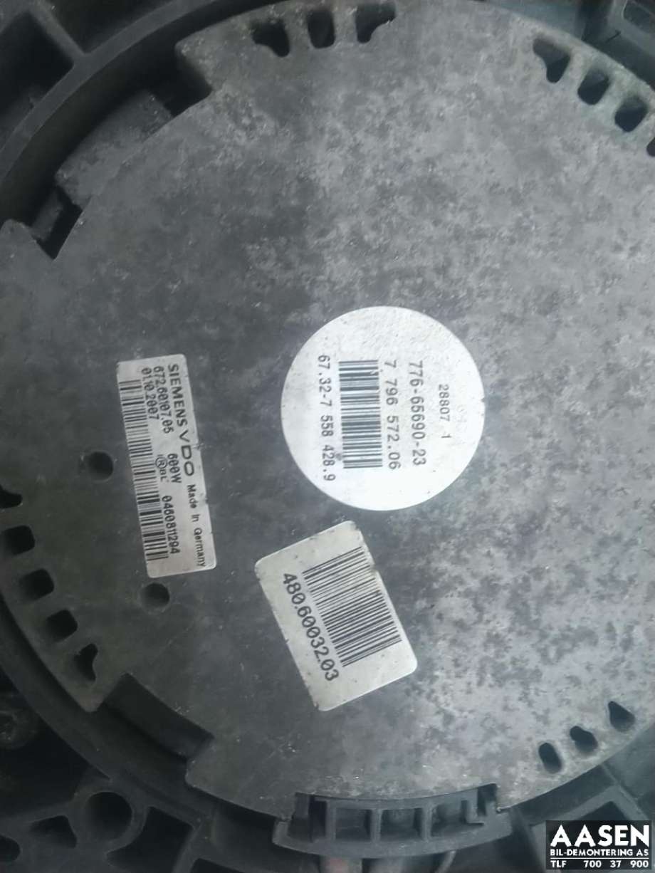 Kjølevifte elektrisk til BMW X5 2007-2013 (E70) (E70)