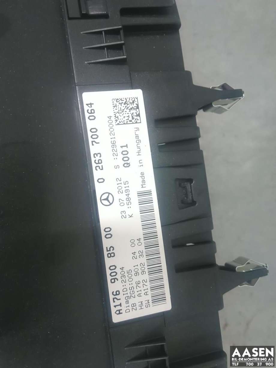 Instrumentpanel til Mercedes A-Klasse 2012-2018 (W176) (W176) 