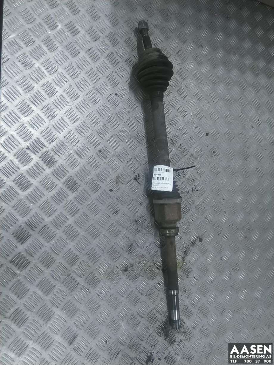 Drivaksel høyre foran, diesel/manuell til Peugeot 208, 2012-2019 (Type I)  