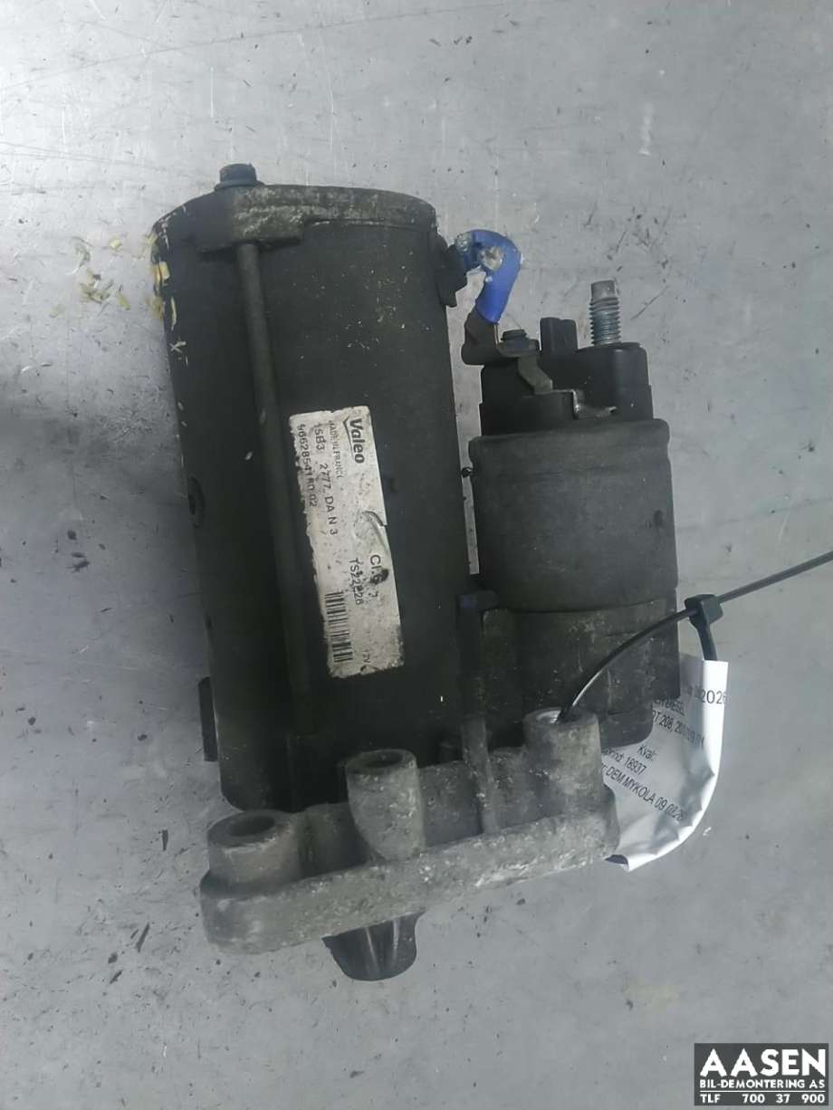 Starter diesel til Peugeot 208, 2012-2019 (Type I)  