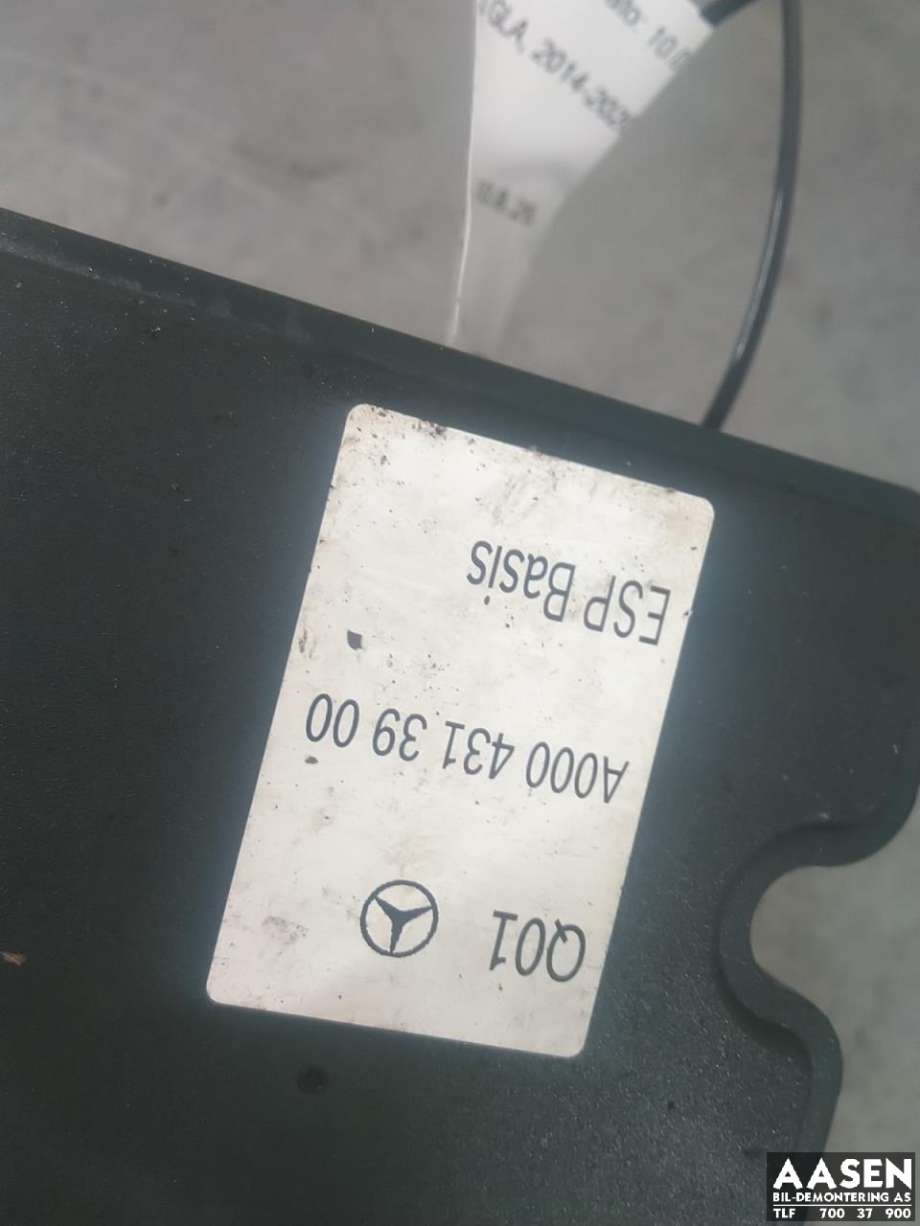 ABS sentral til Mercedes GLA 2014-2020 (X156) (X156) (A 000 431 18 00|A 000 431 40 00|)