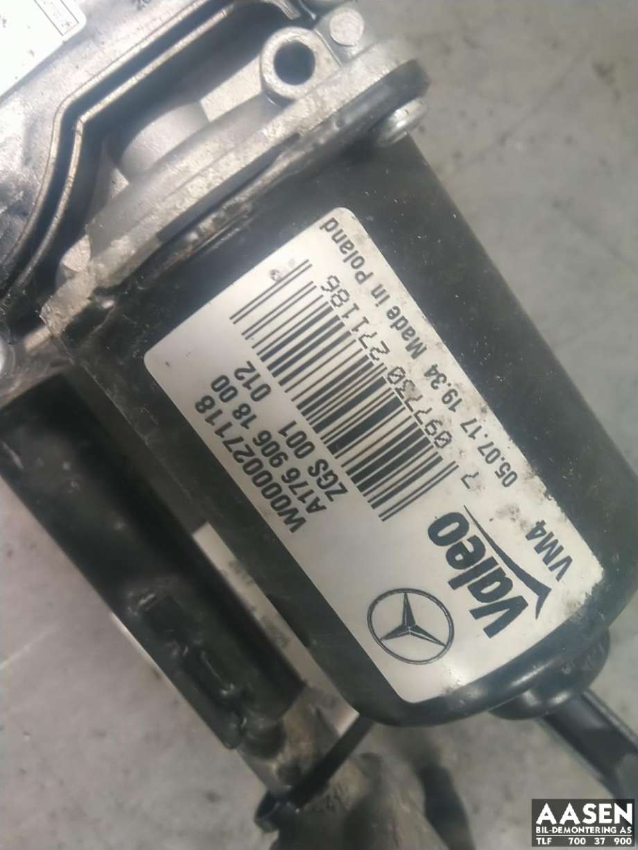 Viskermotor frontrute komplett m/overføring til Mercedes GLA 2014-2020 (X156) (X156) (A 176 820 00 40|)