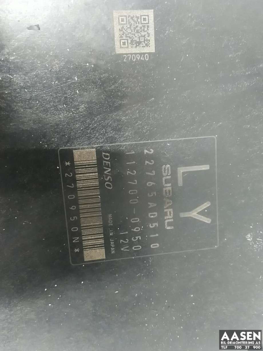 Styreenhet diverse til Subaru XV 2012-2017 (Type I)  