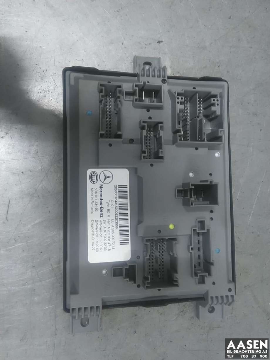 Styreenhet (SAM - Signal Acquisition Module) til Mercedes EQC 2019-->> (A 205 900 72 43|)