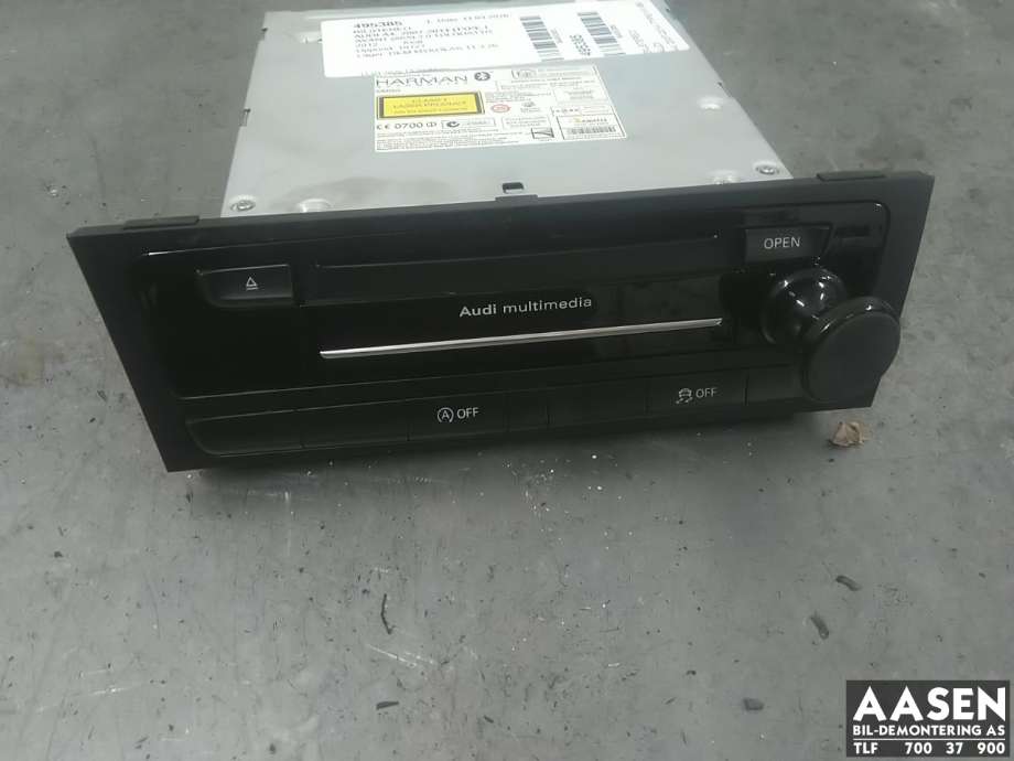 Bilstereo til Audi A4, 2007-2014 (Type IV) (B8) (B8)