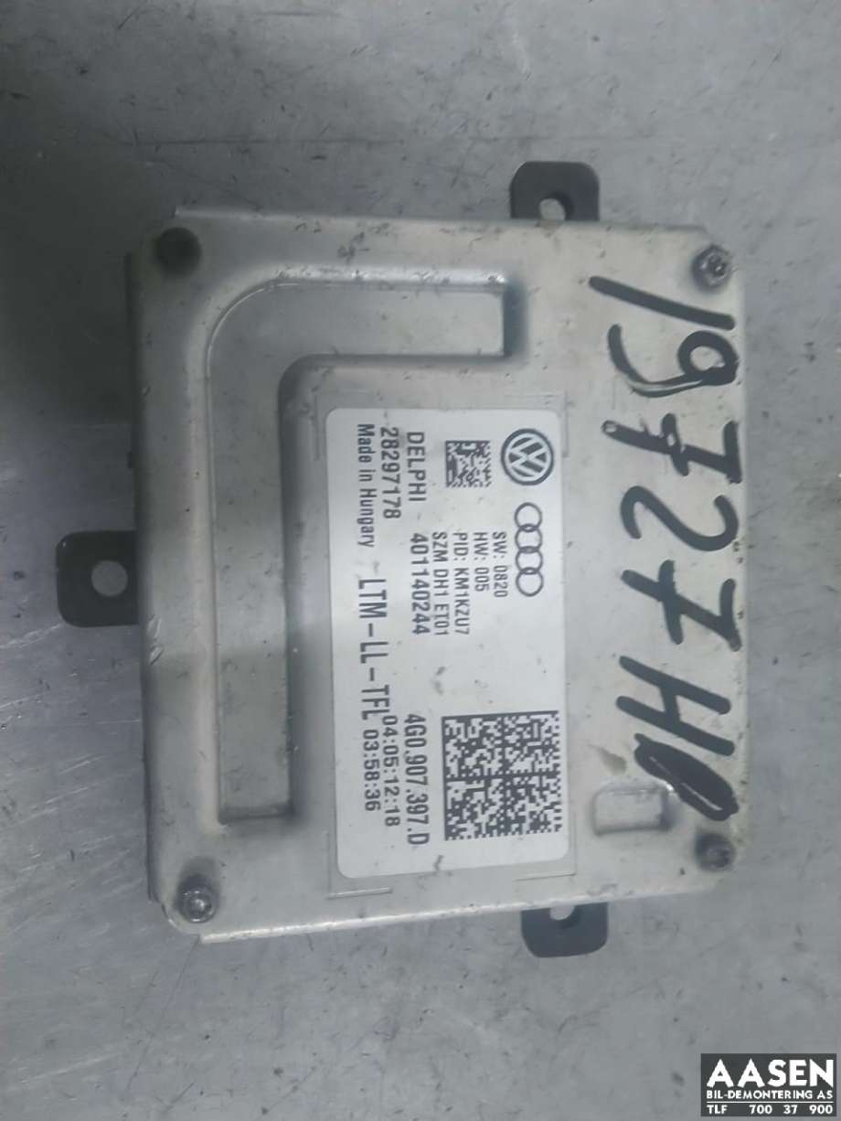 Styreenhet xenon/ballast til Audi A4, 2007-2014 (Type IV) (B8) (B8)