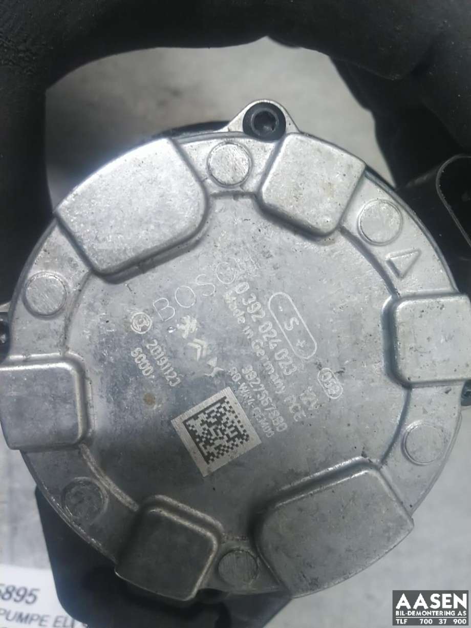Vannpumpe elektrisk til Peugeot e-208 2019-->>