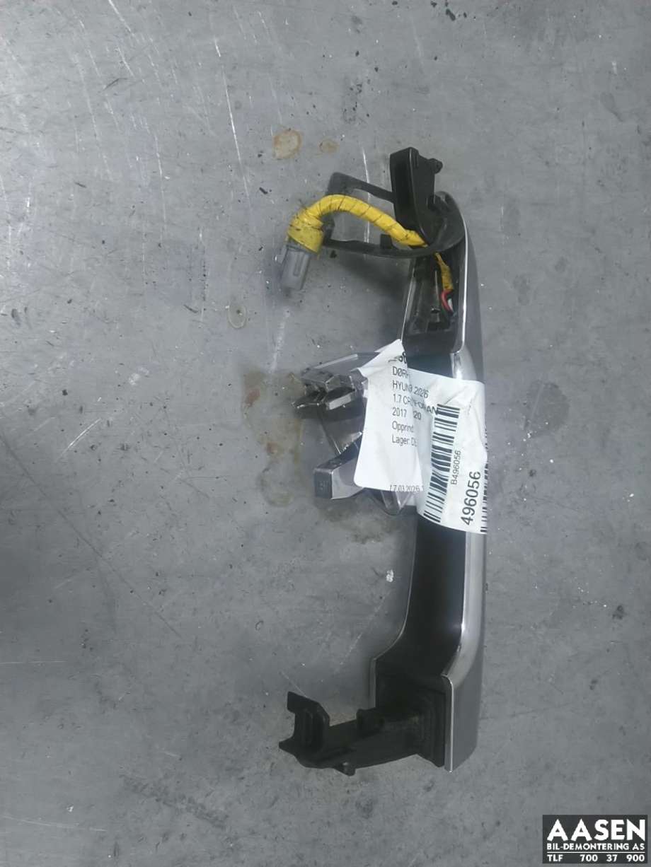 Dørhåndtak utv høyre foran til Hyundai Tucson, 2015-2020 (82661D 3710)