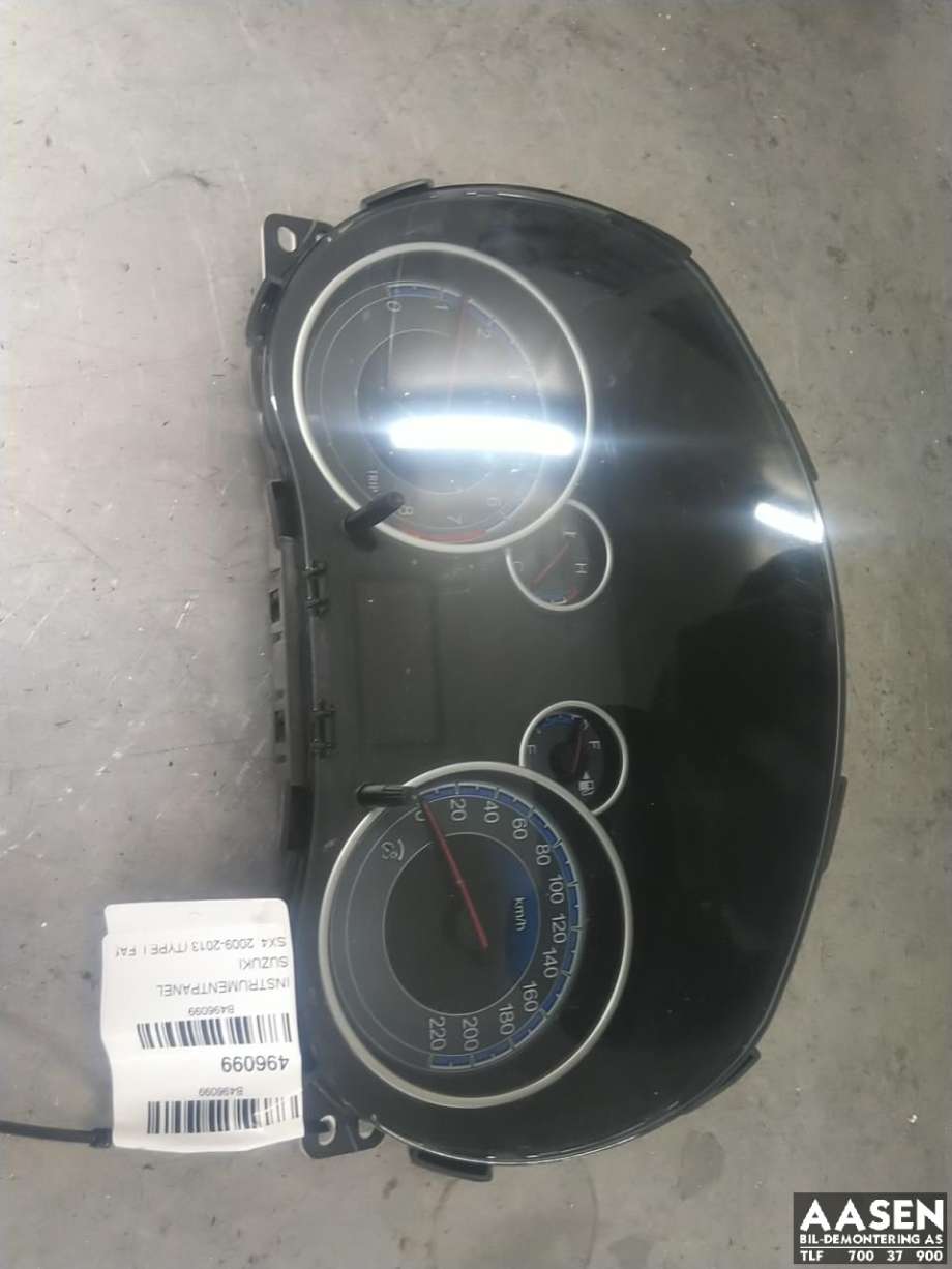 Instrumentpanel til Suzuki SX4, 2009-2013 (Type I, Fase 2)  