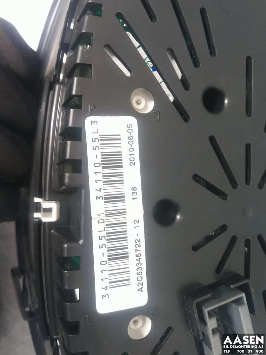 Instrumentpanel til Suzuki SX4 2009-2013 (Type I, Fase 2)  