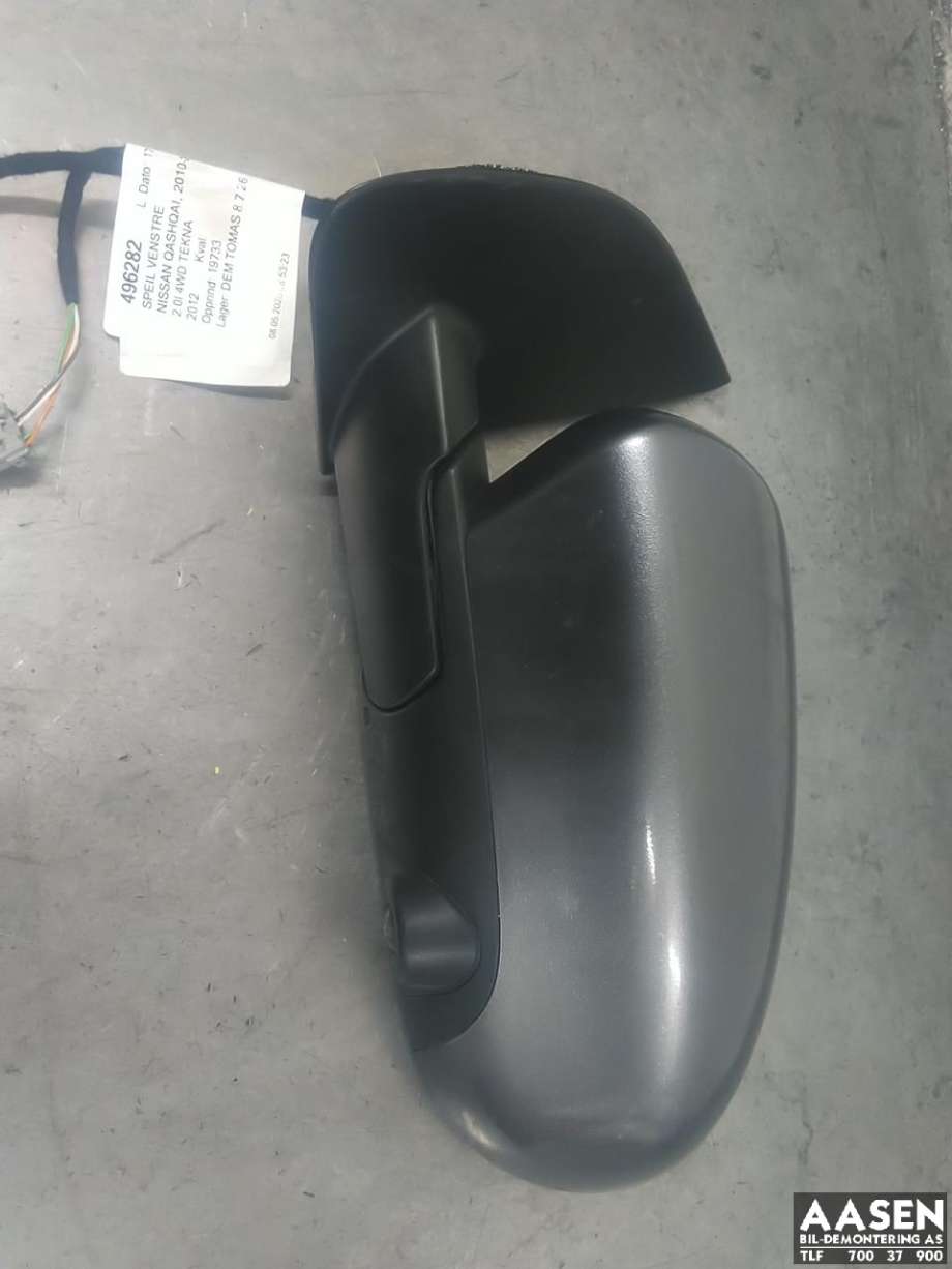 Speil venstre til Nissan Qashqai, 2010-2014 (Type I, Fase 2)  