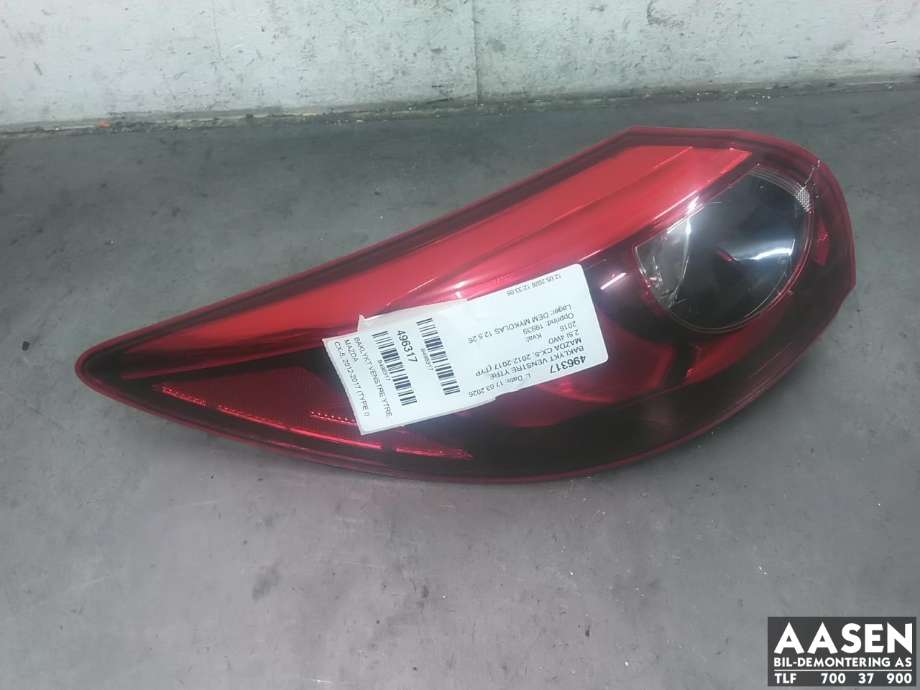 Baklykt venstre ytre til Mazda CX-5, 2012-2017 (Type I)  