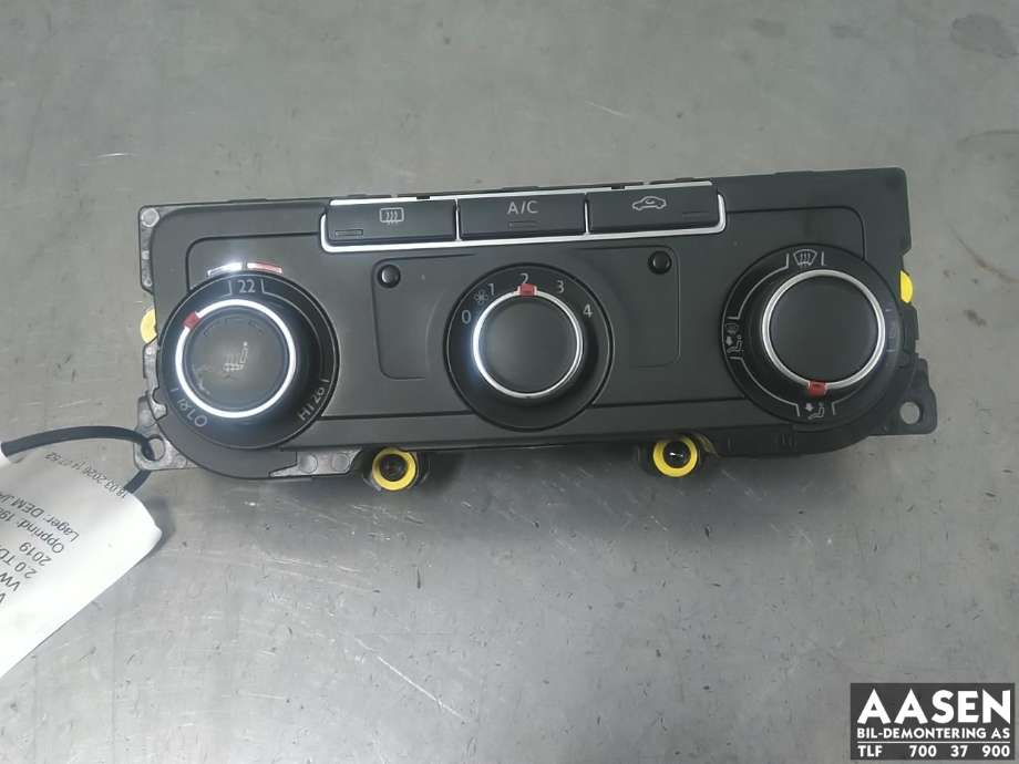 Varmeapparat betjening til VW Transporter / Caravelle 2019-->> (T6.1) (T6.1) (7E0 907 047 AF|)