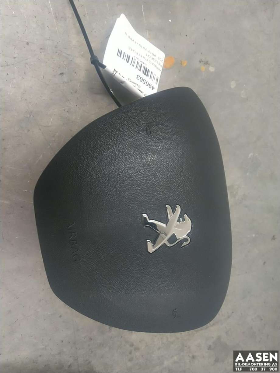 Airbag rattpute til Peugeot 208, 2012-2019 (Type I)  