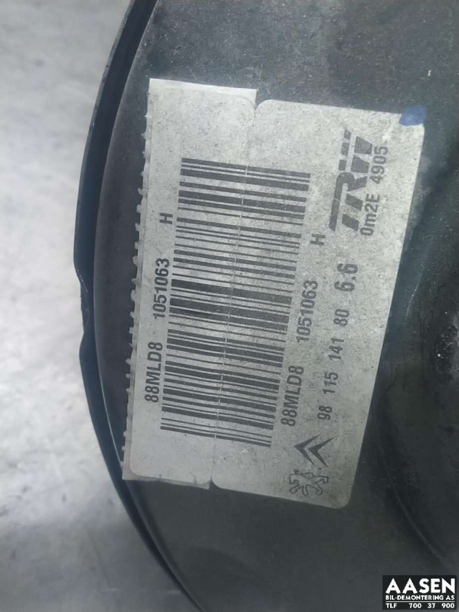 Bremsekraft-forsterker til Peugeot 208 2012-2019 (Type I)  