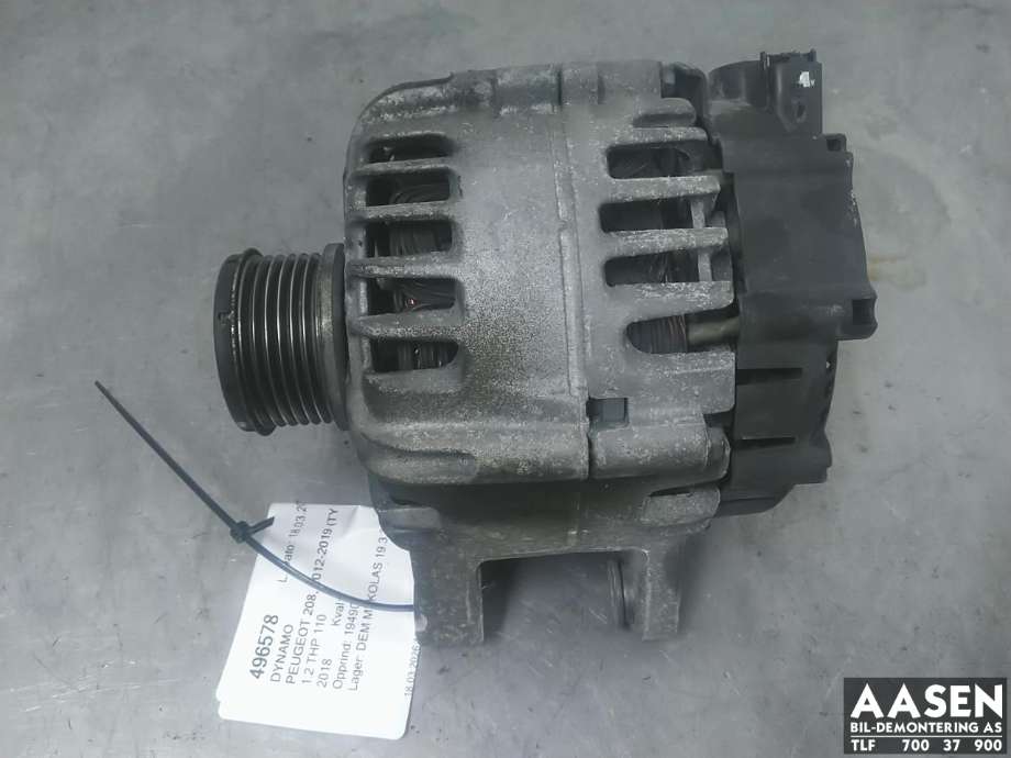 Dynamo til Peugeot 208, 2012-2019 (Type I)  