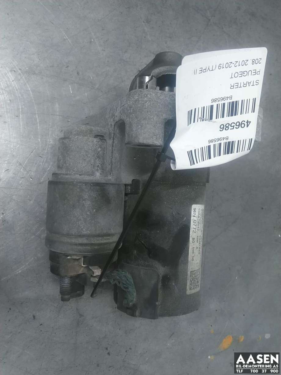 Starter til Peugeot 208, 2012-2019 (Type I)  
