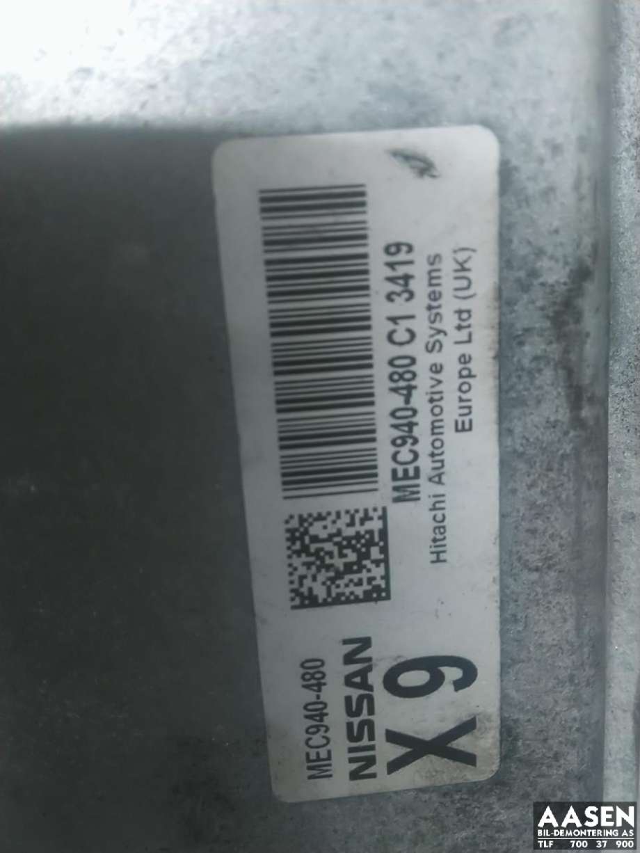 Styreenhet diverse til Nissan Qashqai 2010-2014 (Type I, Fase 2)  