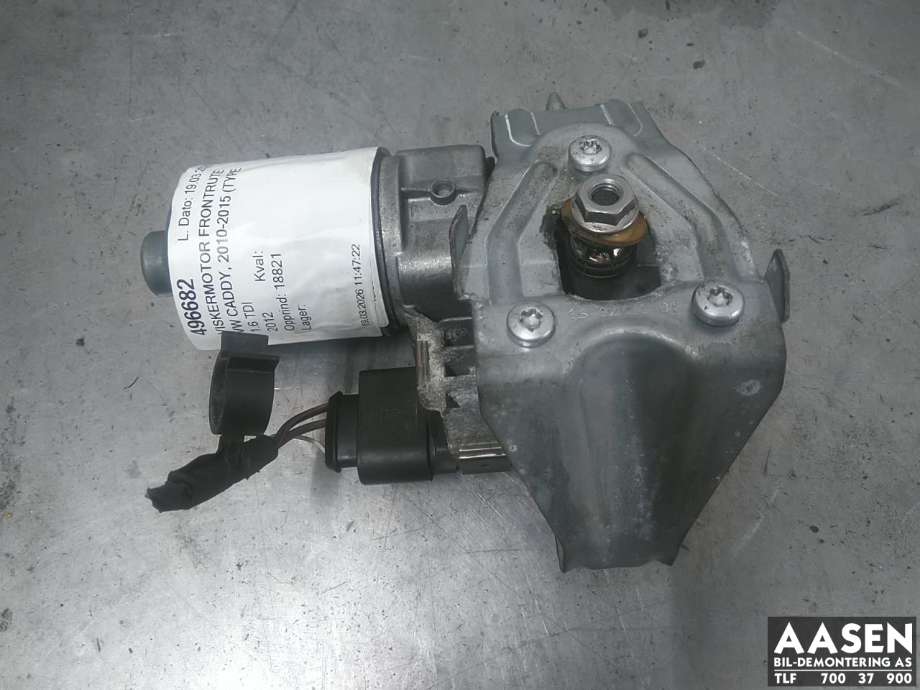 Viskermotor frontrute til VW Caddy, 2010-2015 (Type III, Fase 2)