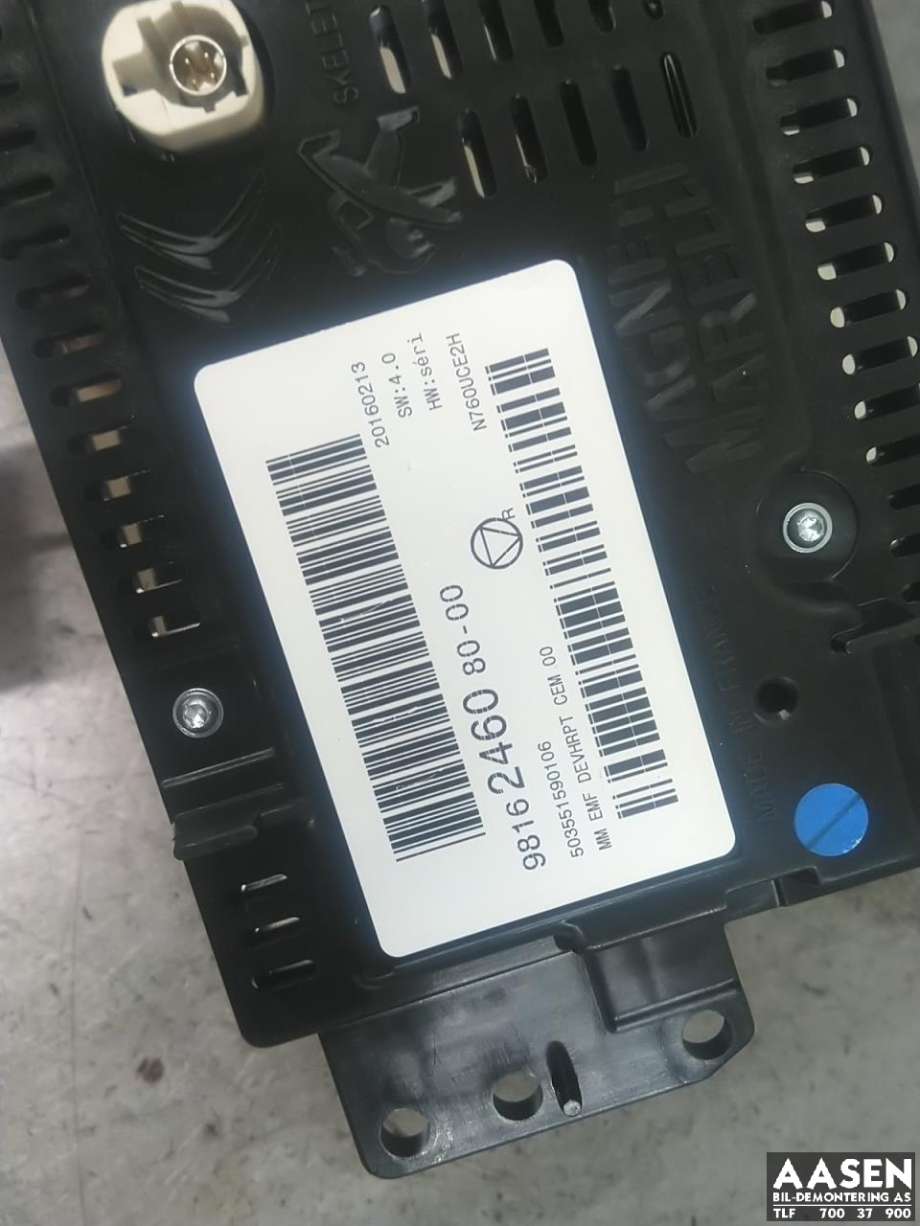 Bilstereo navigasjon skjerm til Citroën DS3 2010-2019  (98 162 460 80|)