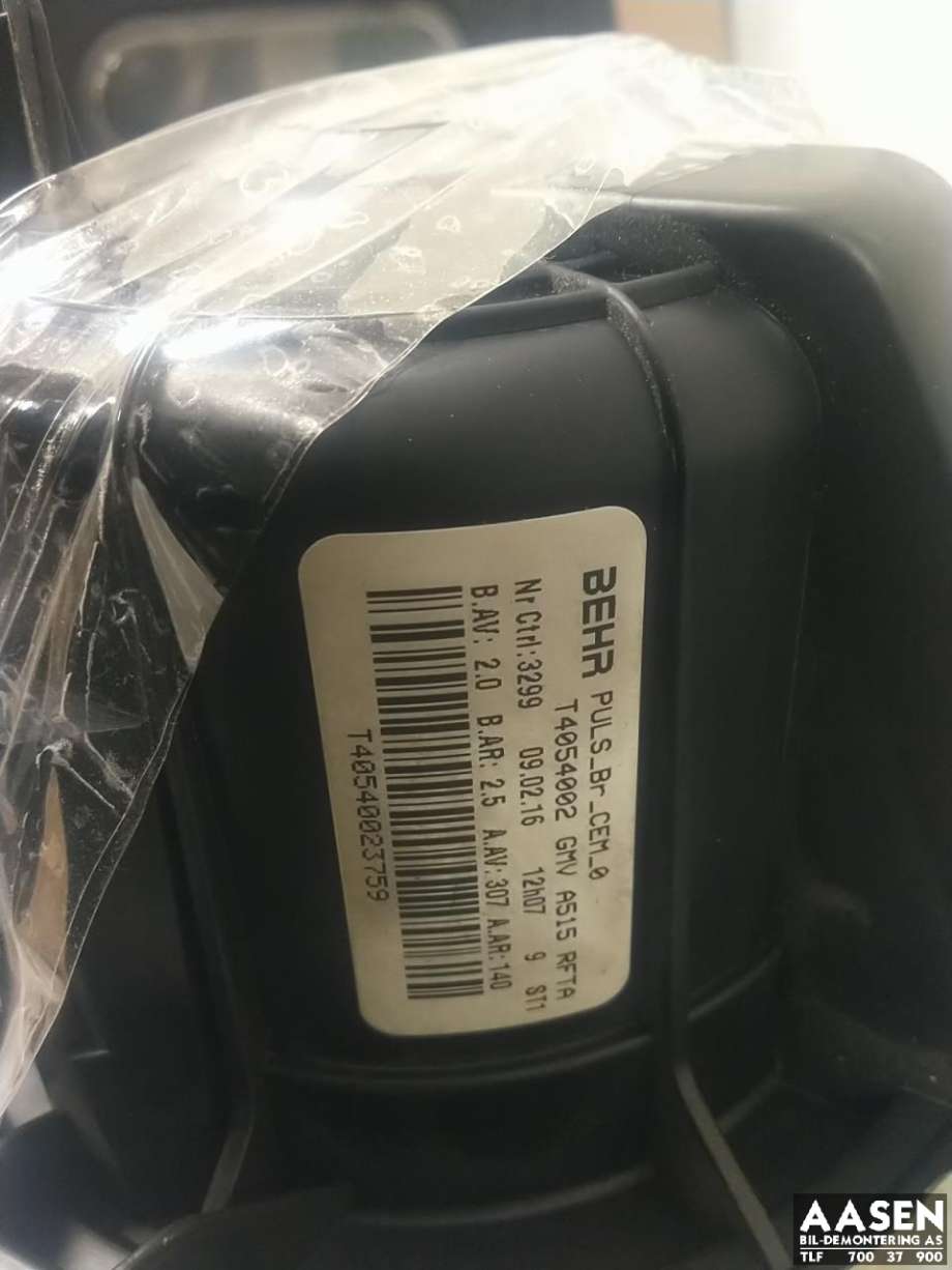 Varmeapparat motor til Citroën DS3 2010-2019  