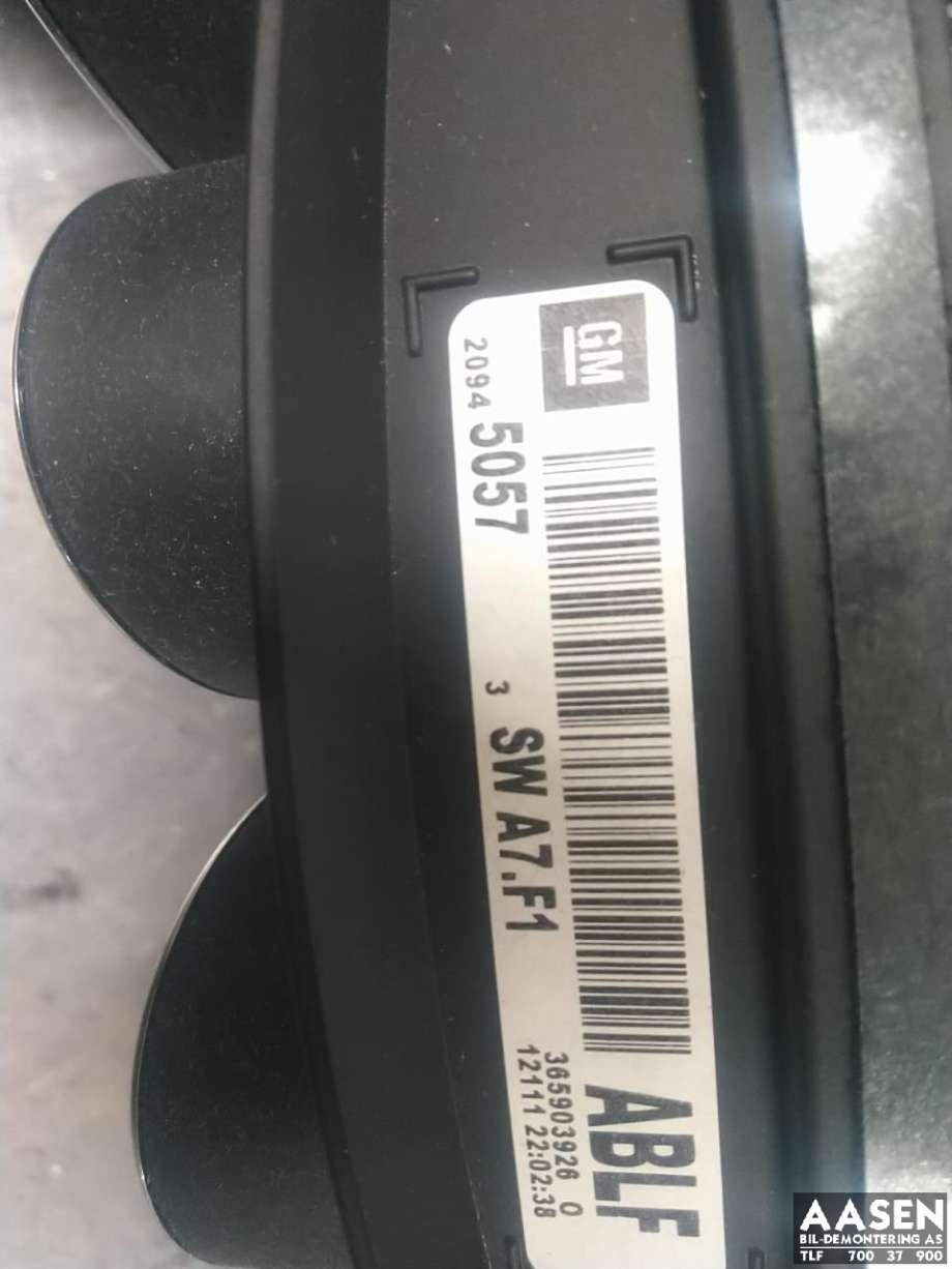 Instrumentpanel til Opel Insignia A 2009-2014  