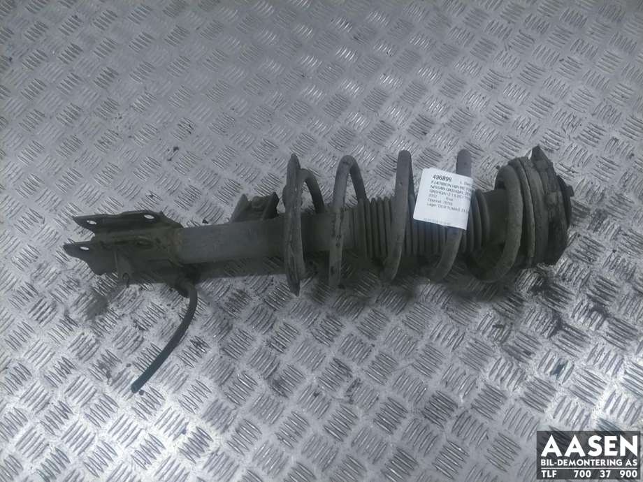 Fjærbein høyre foran til Nissan Qashqai, 2010-2014 (Type I, Fase 2)  