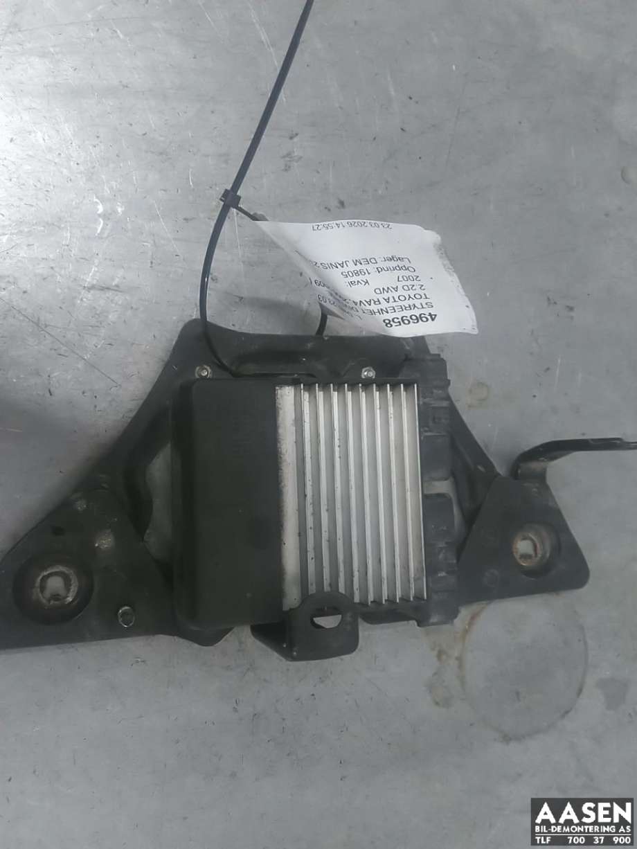 Styreenhet diverse til Toyota RAV4, 2006-2009 (Type III, Fase 1)