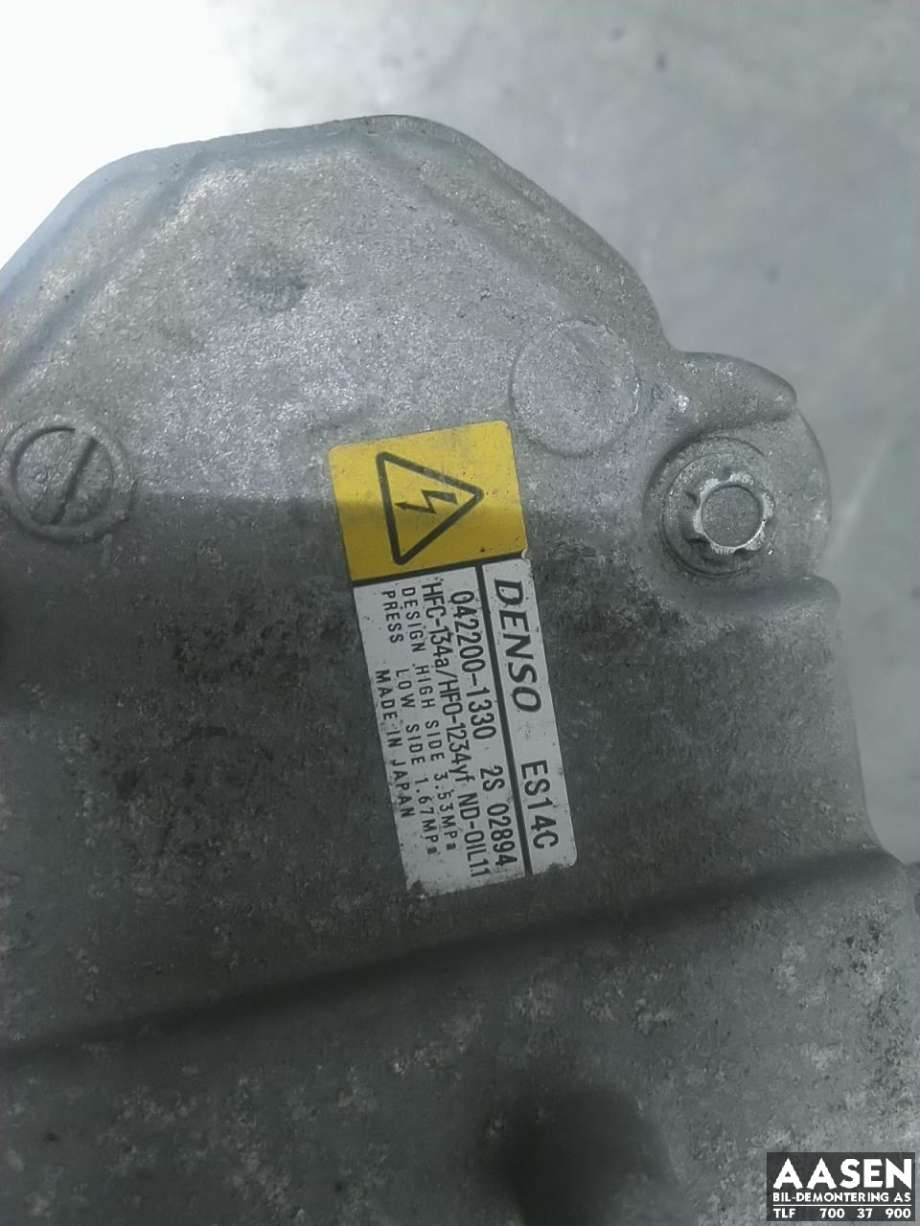 Aircondition kompressor hybrid til Toyota Auris 2015-2019 (Type II, Fase 2)  