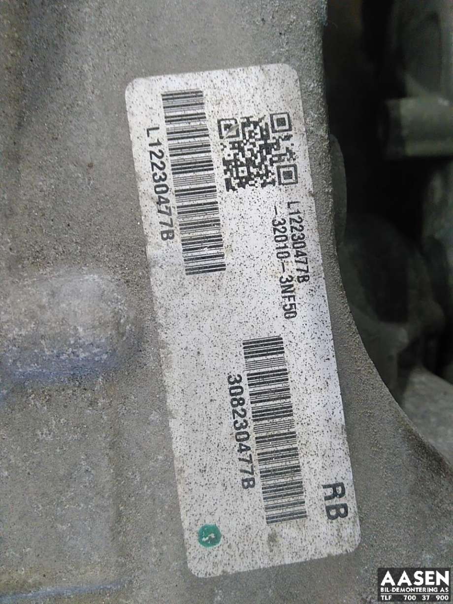 Girkasse elbil til Nissan Leaf 2011-2017 (Type I)  