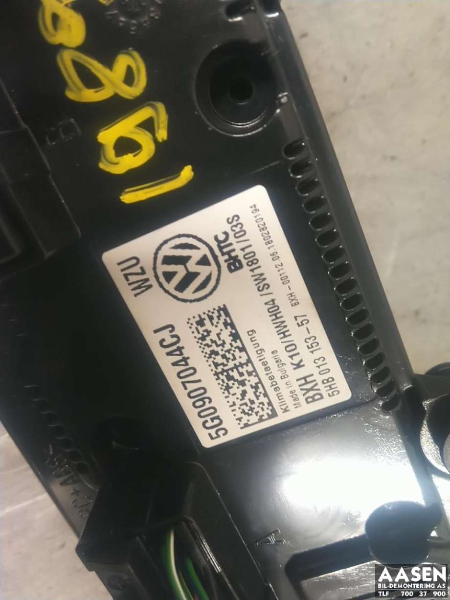 Varmeapparat betjening til VW Touran 2015-2021 (Type II)  
