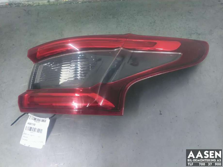 Baklykt høyre ytre til Nissan Qashqai, 2014-2021 (Type II)  