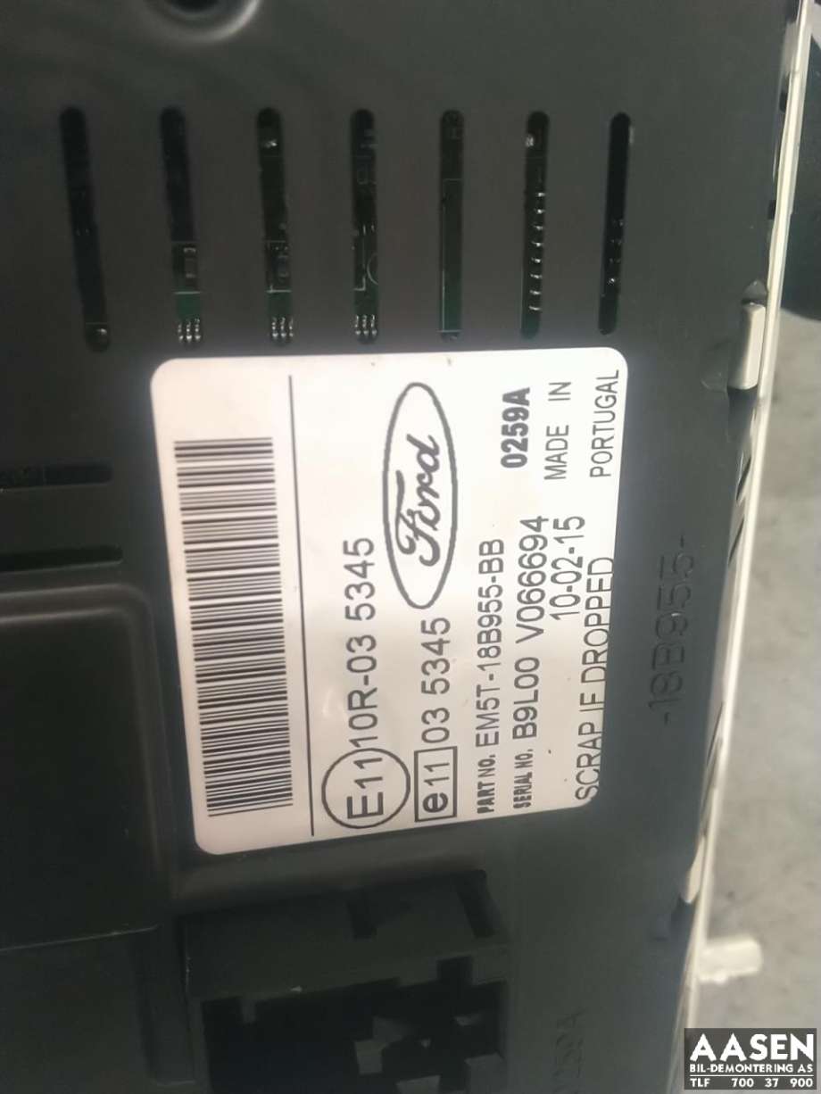 Styreenhet diverse til Ford Transit Custom 2013-2023 (Type I)  