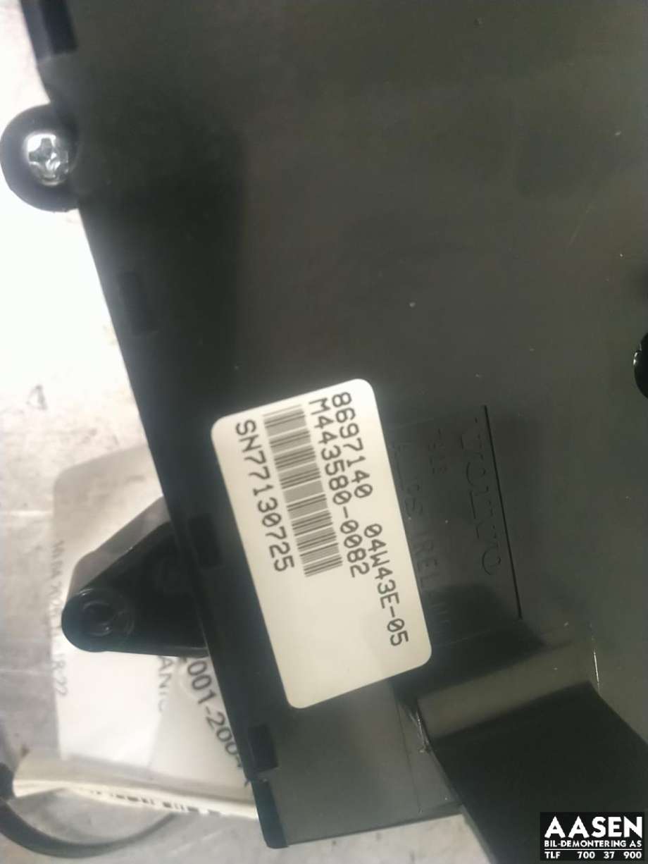 Varmeapparat betjening til Volvo XC70 2001-2004 (Type I, Fase 1)  (8697140|30746022|)