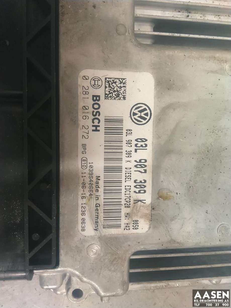 Styreenhet motor til VW Transporter / Caravelle 2009-2015 (Fase 2) (T5) (T5)