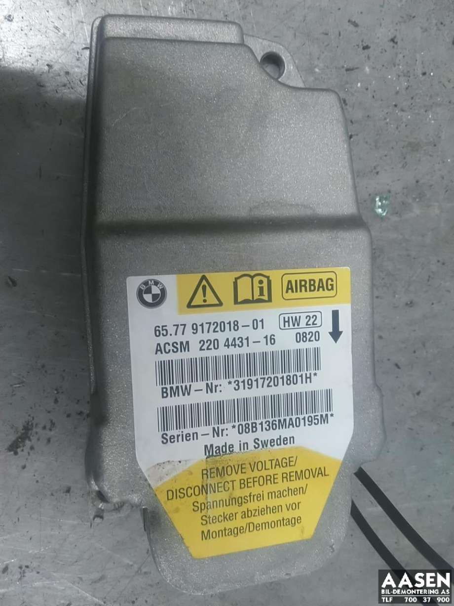 Airbag elektronikk til BMW 5-Serie, 2003-2010 (E60/E61) (E60/E61) 