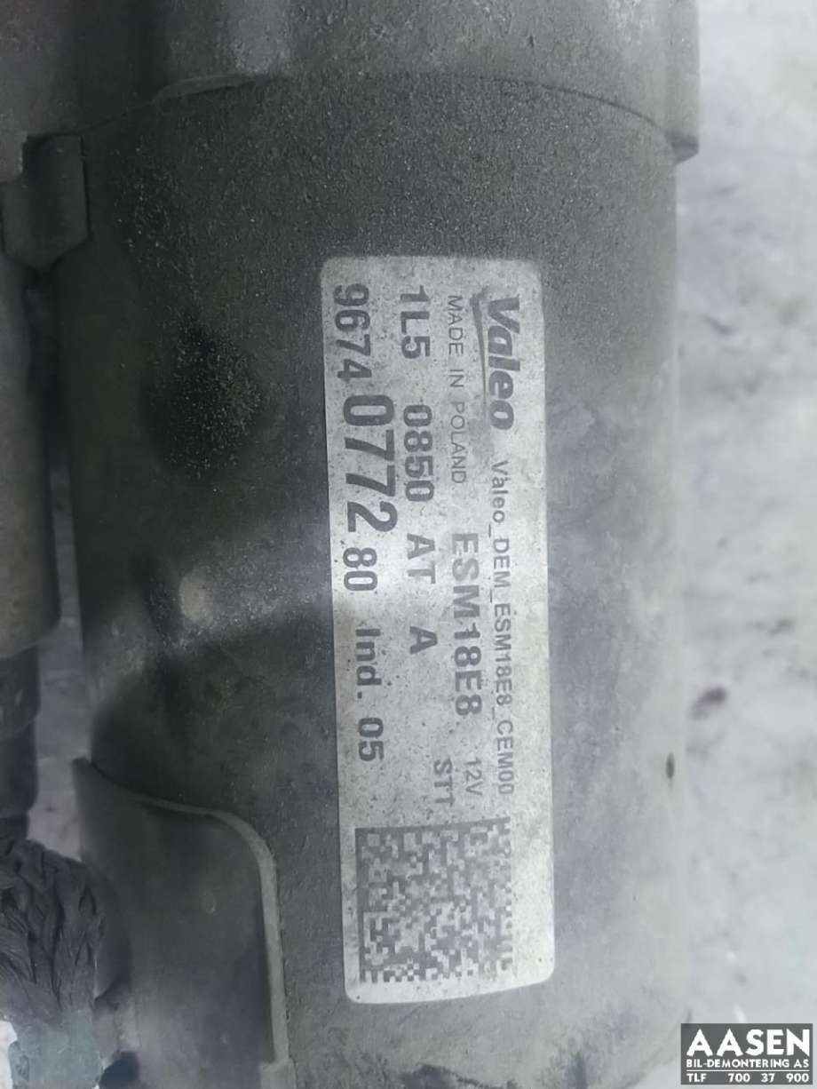 Starter til Peugeot 308 2013-2021 (Type II)