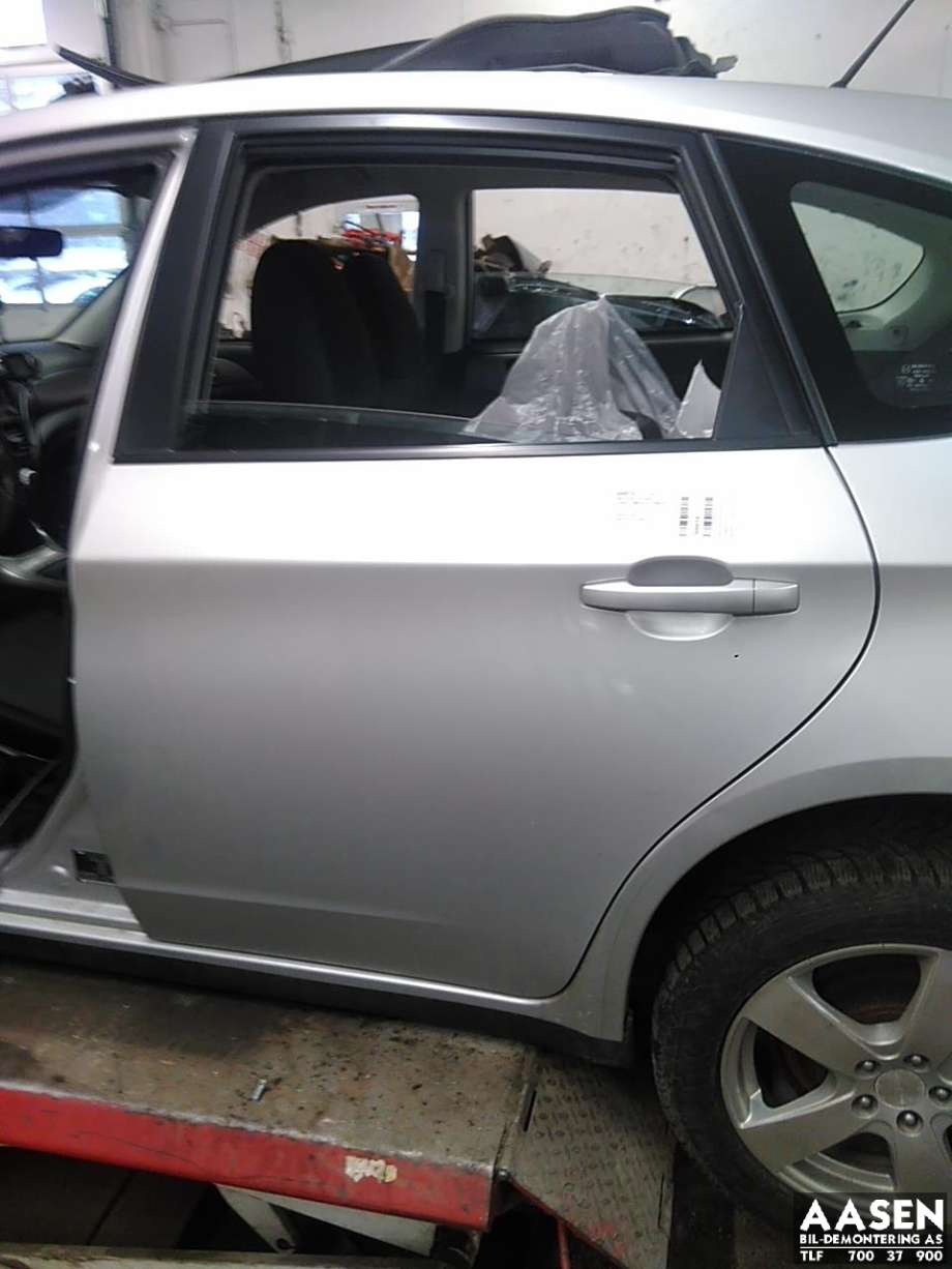 Dør venstre bak til Subaru Impreza, 2008-2012 (Type III)  